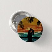 Paar am See Button (Vorne & Hinten)