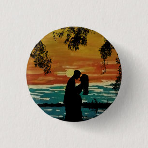 Paar am See Button