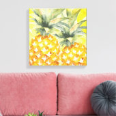 Paar Ananas | Erfrischende Früchte Leinwanddruck (Insitu (Wohnzimmer))