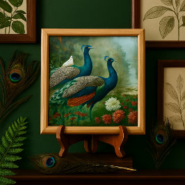 Paar Aquamarine blaue Friedensschlösser Elegante K Fliese