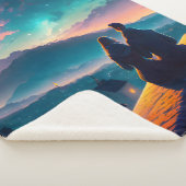 Paar auf dem Dach Sherpadecke (3/4)