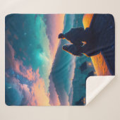 Paar auf dem Dach Sherpadecke (Vorderseite (Horizontal))