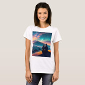Paar auf dem Dach T-Shirt (Vorne ganz)