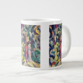 Paar auf der Forststraße von August Macke Jumbo-Tasse (Vorderseite Rechts)