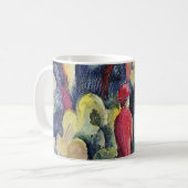 Paar auf der Forststraße von August Macke Kaffeetasse (Vorderseite Links)