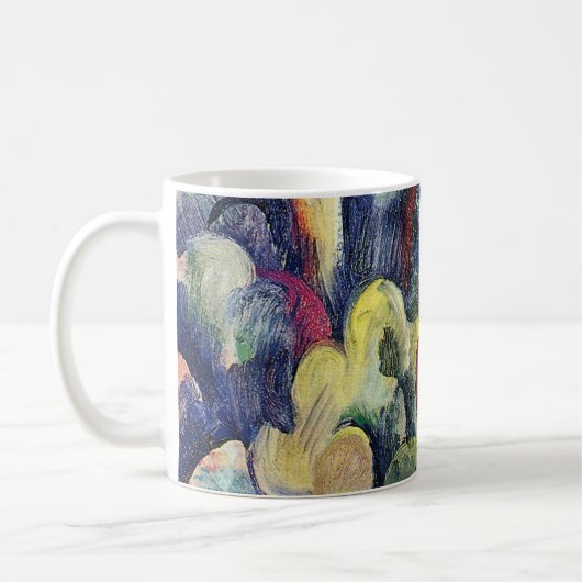 Paar auf der Forststraße von August Macke Kaffeetasse (Links)