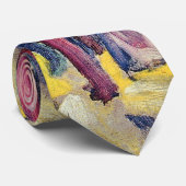 Paar auf der Forststraße von August Macke Krawatte (Gerollt)