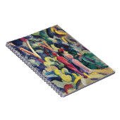 Paar auf der Forststraße von August Macke Notizblock (Rechte Seite)