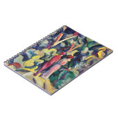 Paar auf der Forststraße von August Macke Notizblock (Linke Seite)