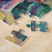 Paar auf der Forststraße von August Macke Puzzle (Seite)