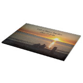 Paar auf der Strandhaube von Florida Schneidebrett (Ecke)