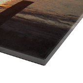 Paar auf der Strandhaube von Florida Schneidebrett (Ecke)