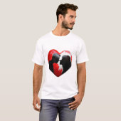 Paar auf Liebe T-Shirt (Vorne ganz)