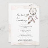 Paar Baby Dusche Boho Chic Dream Catcher Einladung (Vorne/Hinten)