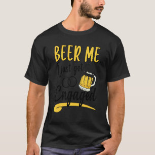 Paar Bier Ich habe mich gerade verlobt T-Shirt