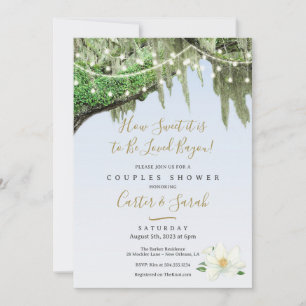 Paar-Brautbad-Einladungen, Hochzeitsbrautbad Einladung