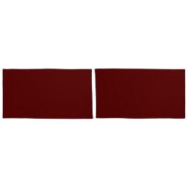 Paar Burgund Kissenbezug