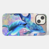 Paar Delphin iPhone-Hülle iPhone Hülle (Rückseite (Horizontal))