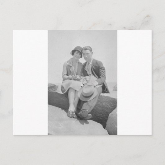Paar der 30er Jahre Postkarte (Vorderseite)