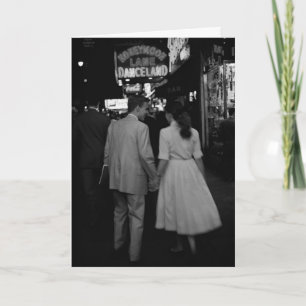 Paar der 50er Jahre Karte