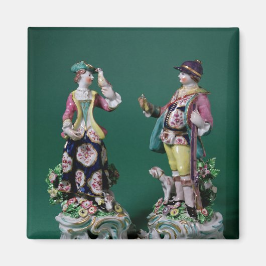 Paar der Bow-Figuren eines Sportsman Magnet (Vorne)