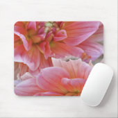 Paar der Dahlia-Blume, Dahlia spp.
	, Mousepad (Mit Mouse)