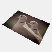 Paar der Doves Doormat Fußmatte (Schrägansicht)