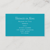 Paar der Kirschroten Lippen Visitenkarte (Rückseite)