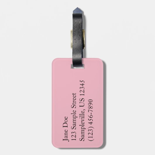 Paar der Lotus-Blume I Gepäckanhänger (Rückseite vertikal)