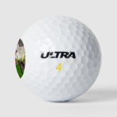 Paar der Lotus-Blume I Golfball (Logo)