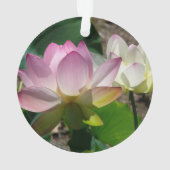 Paar der Lotus-Blume I Ornament (Rückseite)