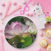 Paar der Lotus-Blume I Pappteller (Party)