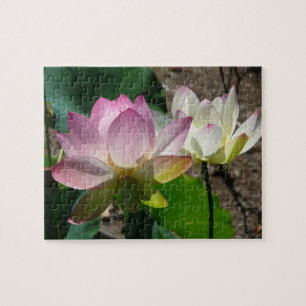 Paar der Lotus-Blume I Puzzle