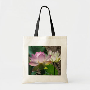 Paar der Lotus-Blume I Tragetasche