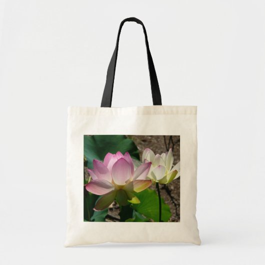 Paar der Lotus-Blume I Tragetasche (Vorne)