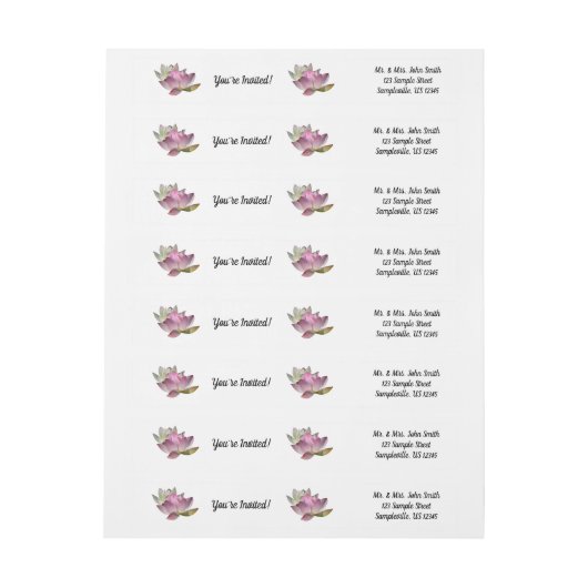 Paar der Lotus-Blume II (Bogen)