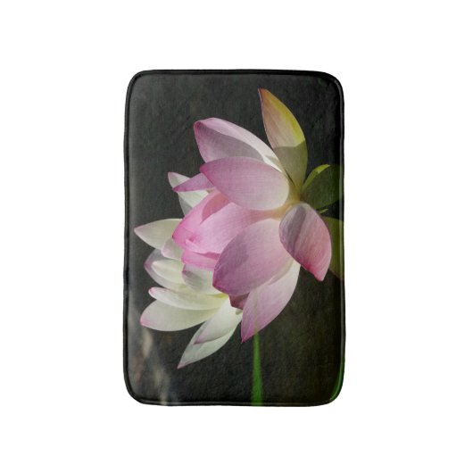 Paar der Lotus-Blume II Badematte (Vorderseite Vertikal)