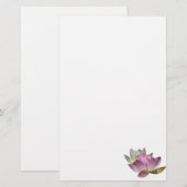Paar der Lotus-Blume II Briefpapier (Vorne/Hinten)