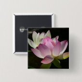 Paar der Lotus-Blume II Button (Vorne & Hinten)