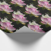 Paar der Lotus-Blume II Geschenkpapier (Ecke)