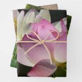 Paar der Lotus-Blume II Geschenkpapier Set (Beispiel)