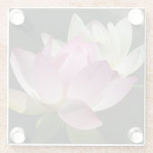 Paar der Lotus-Blume II Glasuntersetzer (Rückseite)