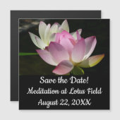 Paar der Lotus-Blume II Magnetkarte (Vorne/Hinten)