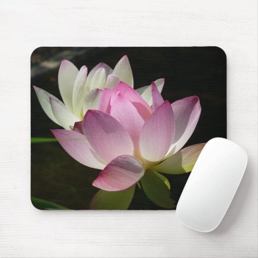 Paar der Lotus-Blume II Mousepad (Mit Mouse)