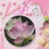Paar der Lotus-Blume II Pappteller (Party)