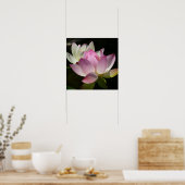 Paar der Lotus-Blume II Poster (Küche)