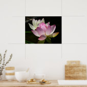 Paar der Lotus-Blume II Poster (Küche)
