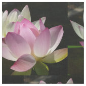 Paar der Lotus-Blume II Stoff (Nahaufnahme)