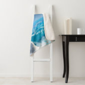 Paar der Personalisierten weißen Wölfe Sherpadecke (Beispiel)