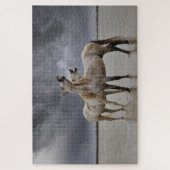 Paar der Pferdeställe von Camargue, Südfrankreich Puzzle (Vertikal)